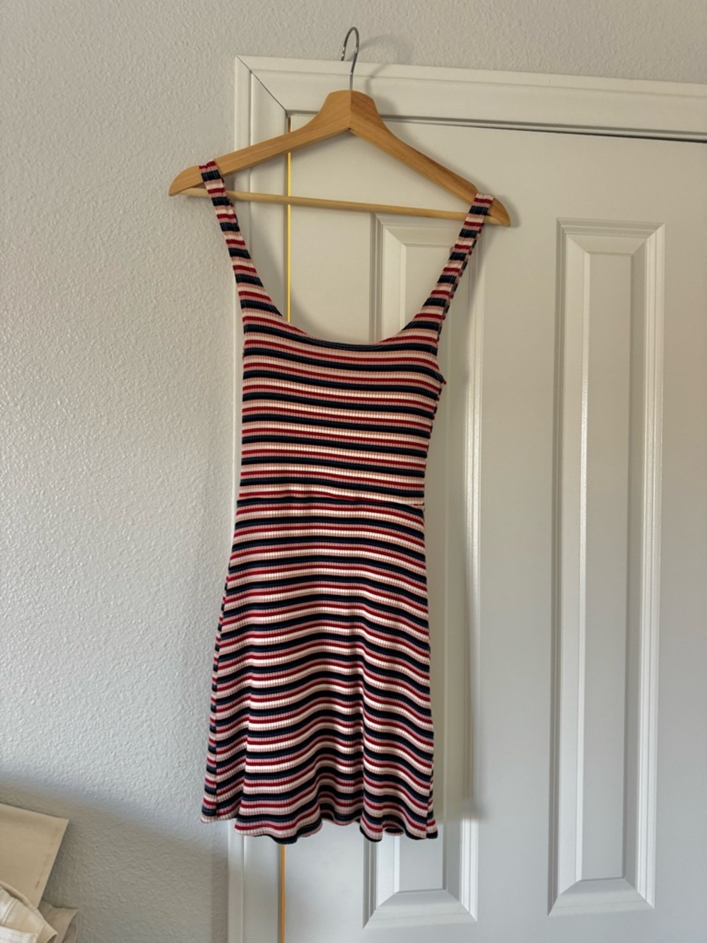 Reformation Striped Mini Dress